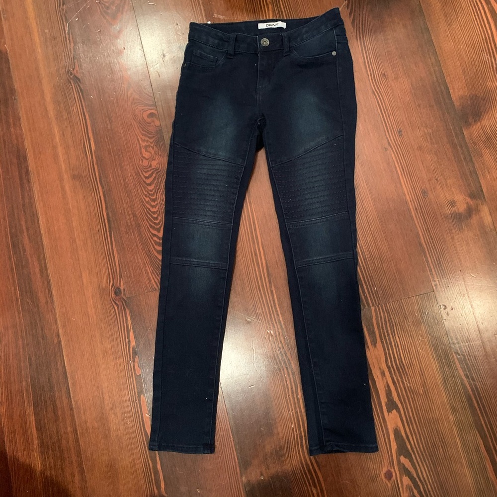 DKNY dark wash skinny jeans